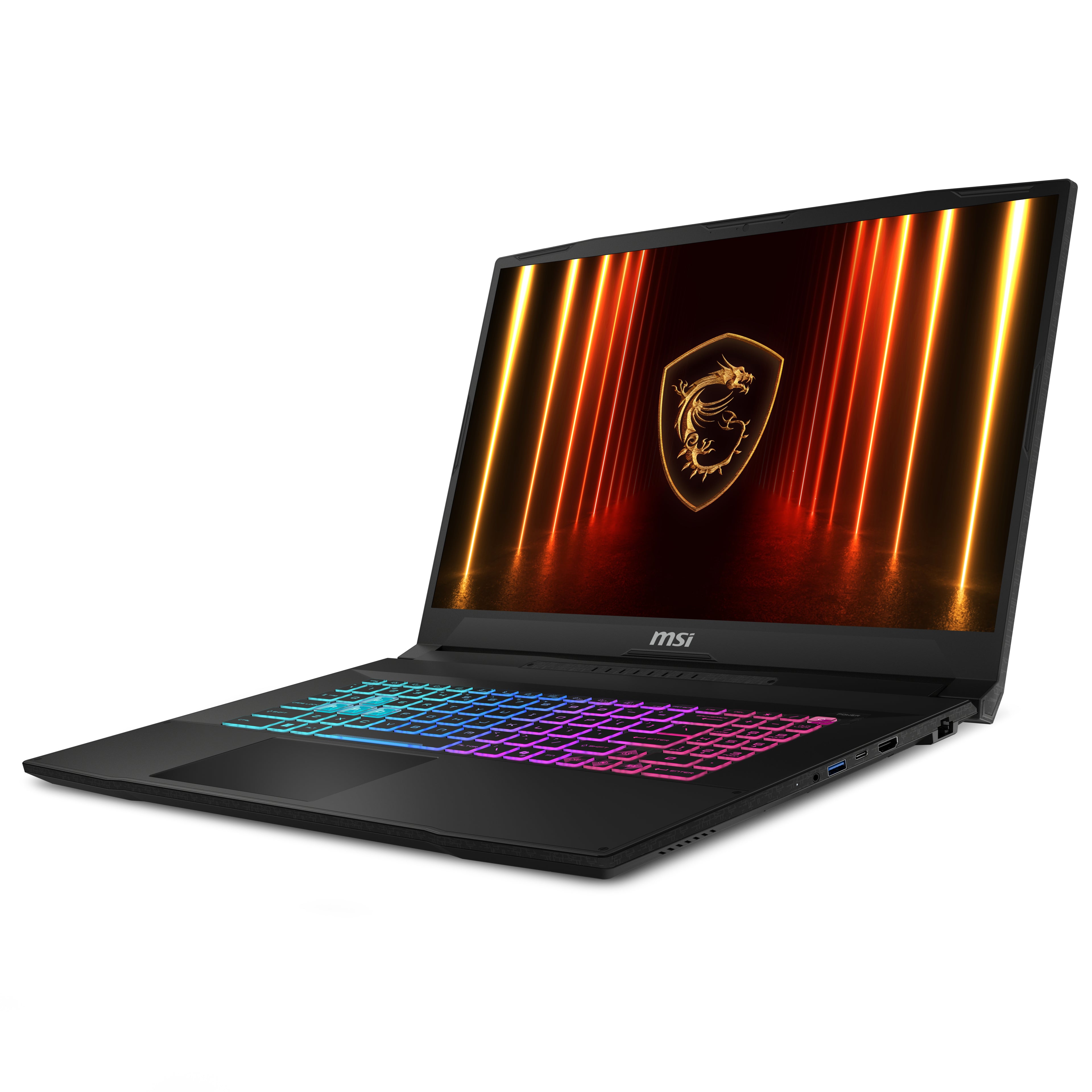 MSI Katana 17 HX B14WGK-065 Intel® Core™ i7 i7-14650HX Ordinateur portable 43,9 cm (17.3") Full HD 16 Go DDR5-SDRAM 1 To SSD NVIDIA GeForce RTX 5070 Wi-Fi 6E (802.11ax) Windows 11 Home Noir