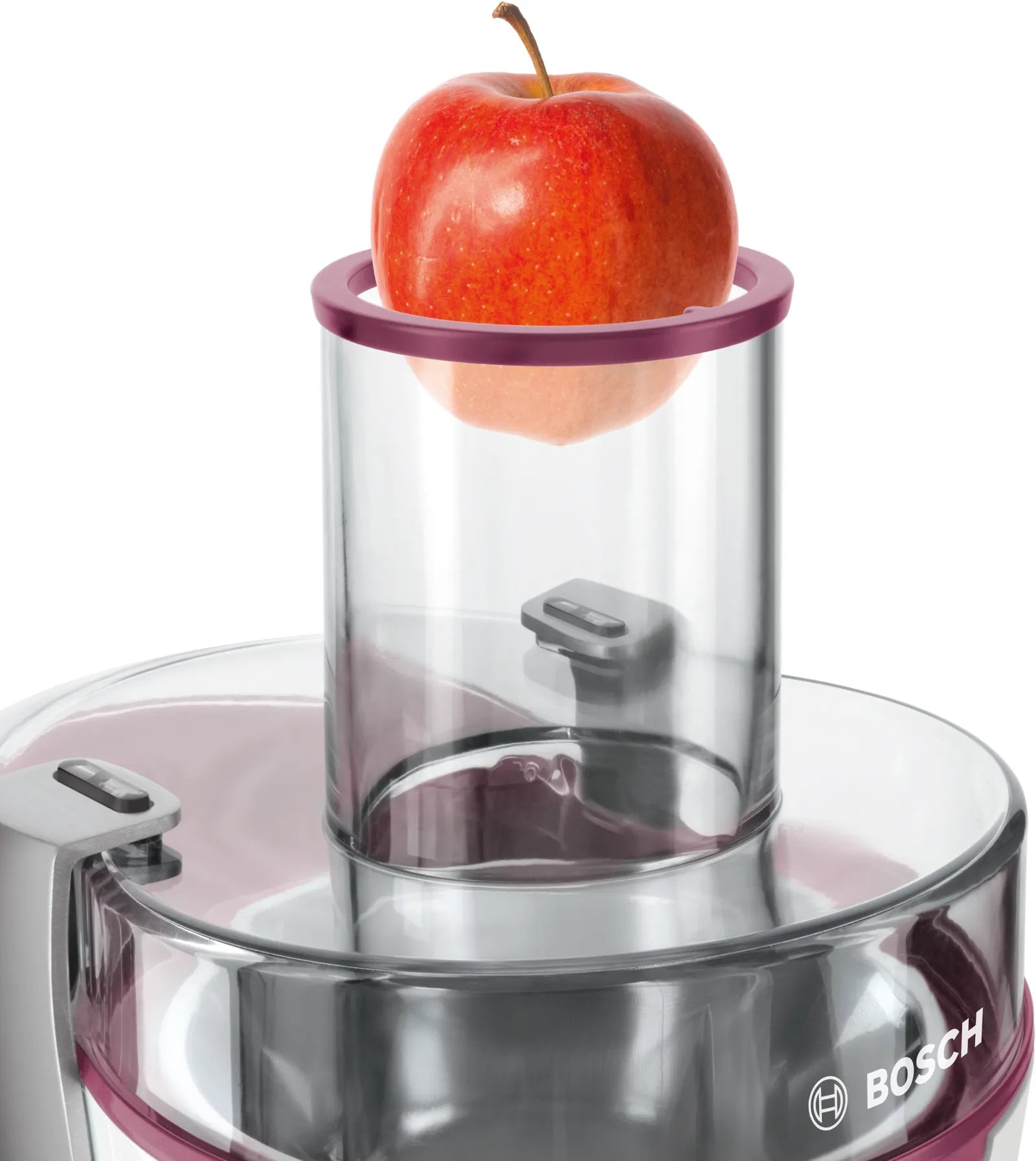 Bosch Bosch MES25C0 Centrifugeuse 700 W Cerise (fruit), Transparent, Blanc