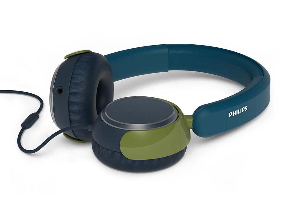 Philips 2000 series TAK2000CT/00 casque Casques Avec fil Arceau Appels/Musique USB Type-C Bleu, Vert, Gris