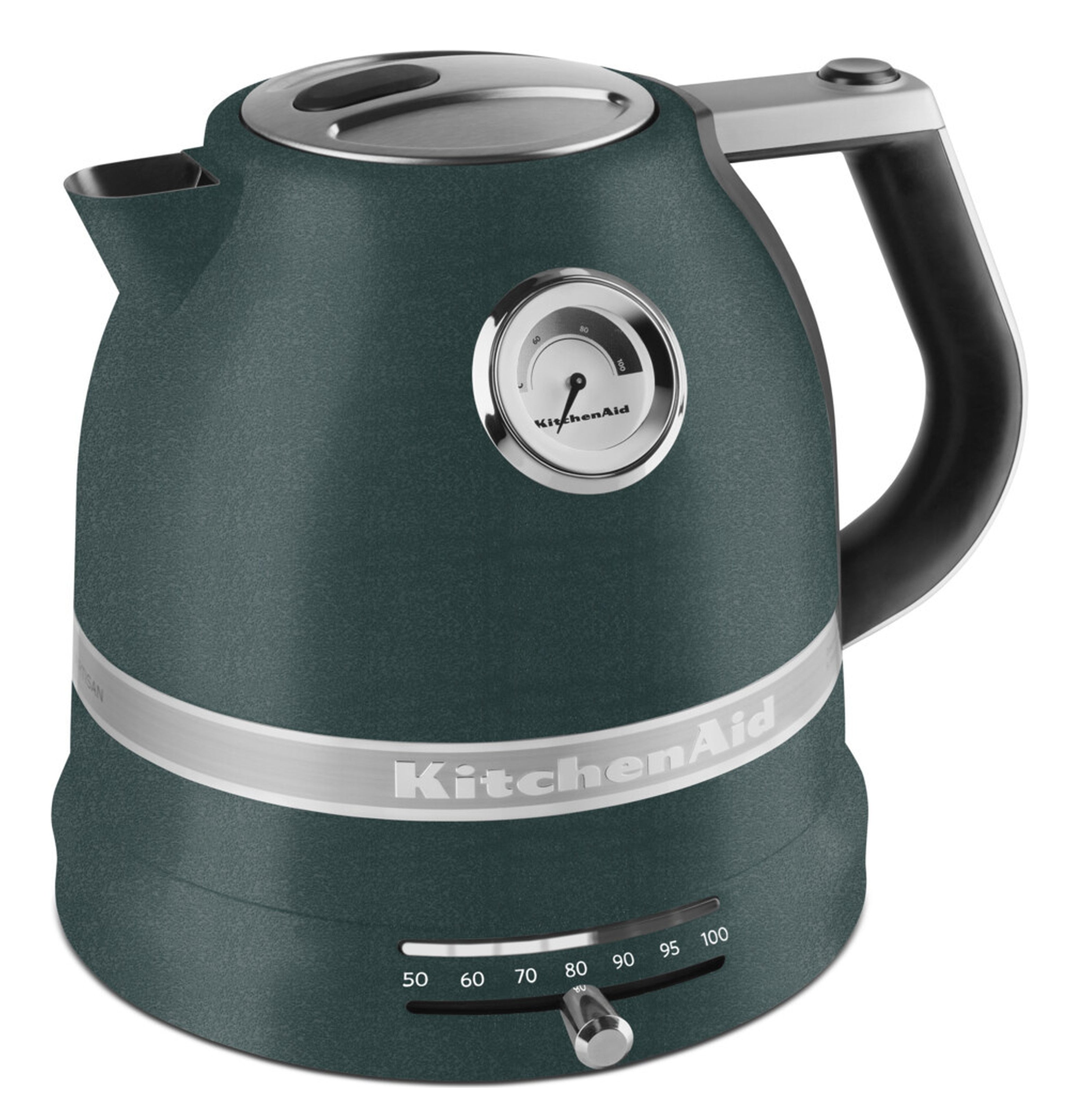 KitchenAid 5KEK1522EPP bouilloire 1,5 L 2400 W Noir, Bleu, Acier inoxydable