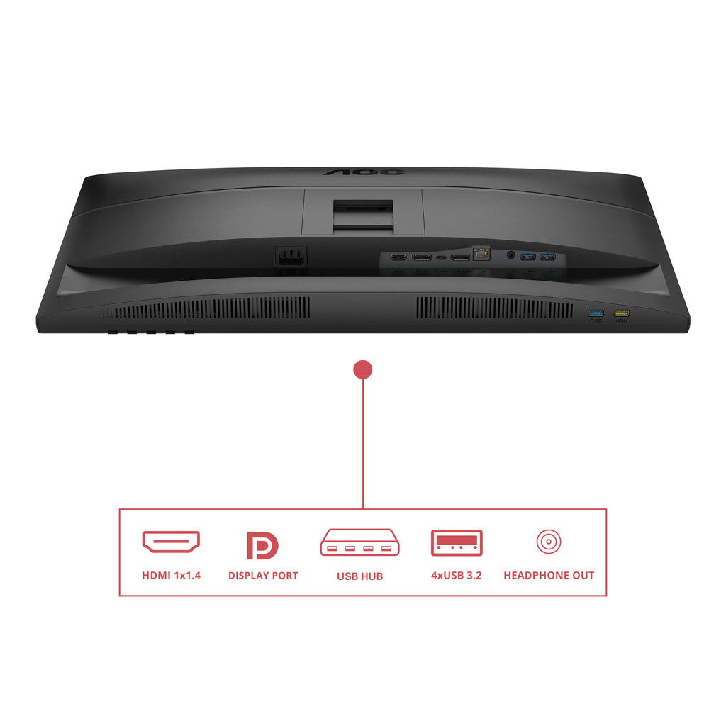 AOC 27E4CV écran plat de PC 68,6 cm (27") 1920 x 1080 pixels Full HD LED Noir