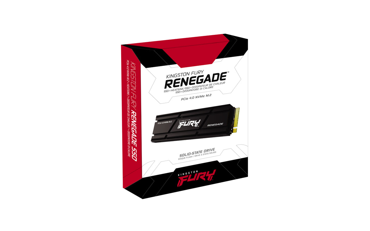 Kingston Technology FURY Renegade 1 To SSD NVMe PCIe 4.0 avec Radiateur de Dissipation Thermique