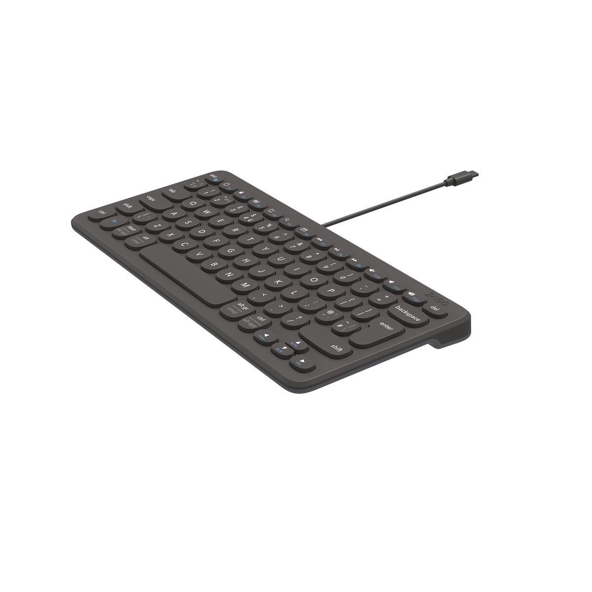 ZAGG Connect Keyboard 12C Clavier Universel USB QWERTY Nordique Noir