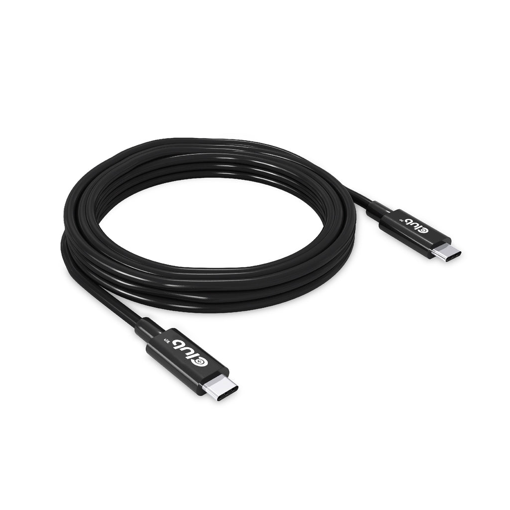 CLUB3D CAC-1579 câble USB USB4 Gen 3x2 3 m USB C 40 Gbit/s 240 W Noir