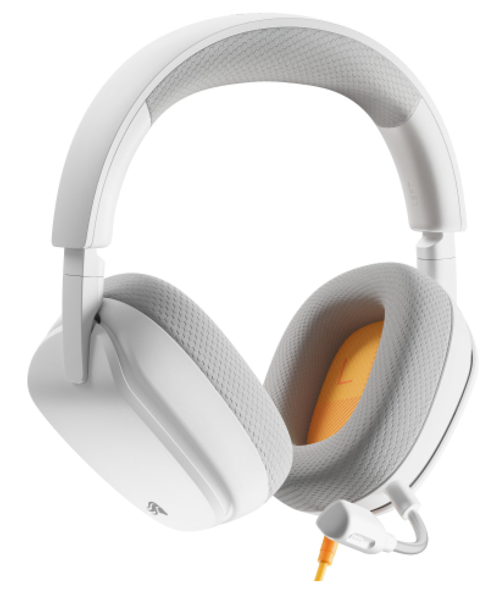 Glorious Gaming Glorious GHS Eternal - Casque gaming stéréo pour PC, PS5, PS4, Xbox, Switch. Transducteurs inclinés sur mesures, micro détachable 3,5 mm haute-clarté ajustable. Résistant, confort longue durée. Blanc