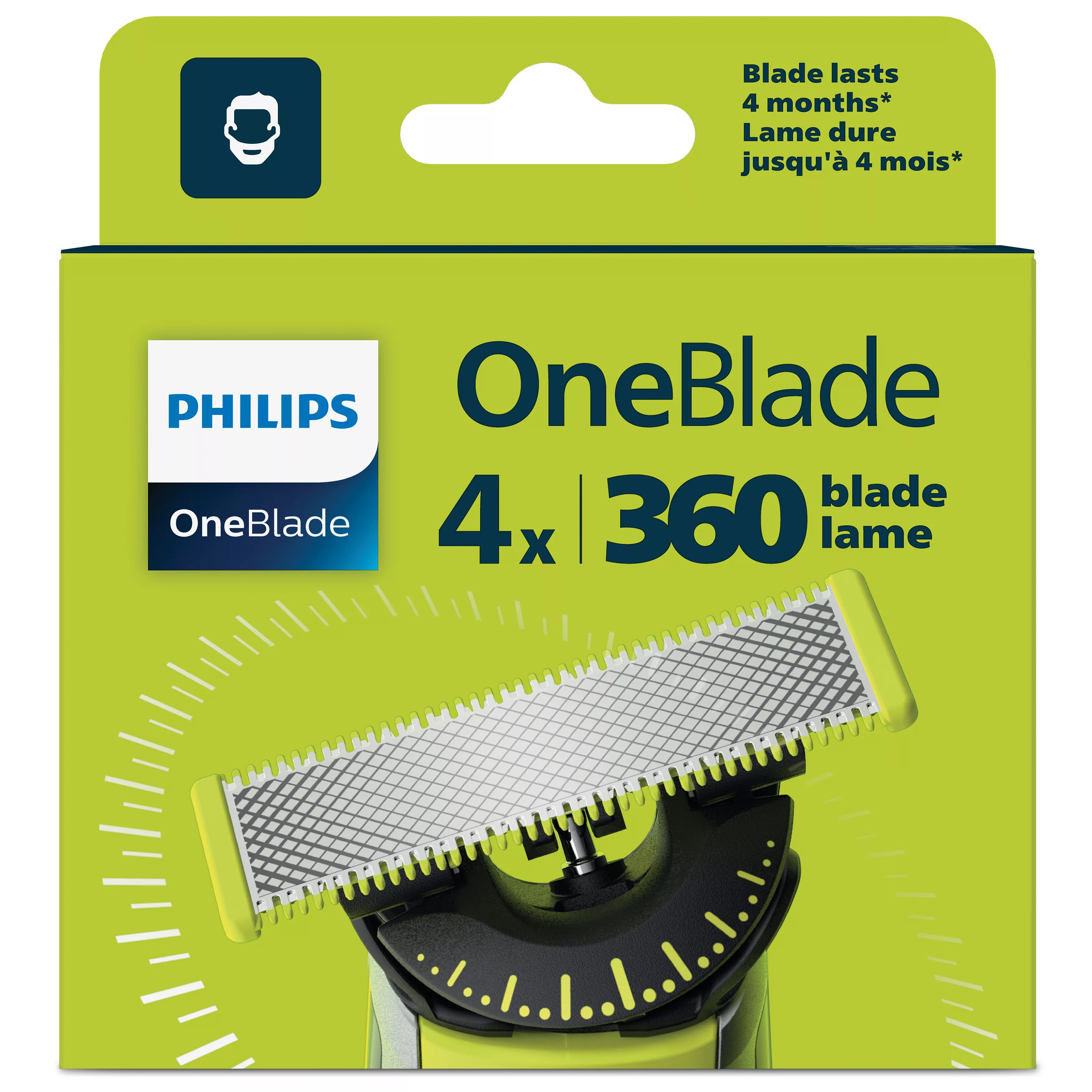 Philips Norelco OneBlade OneBlade QP440/50 Lame 360 de rechange