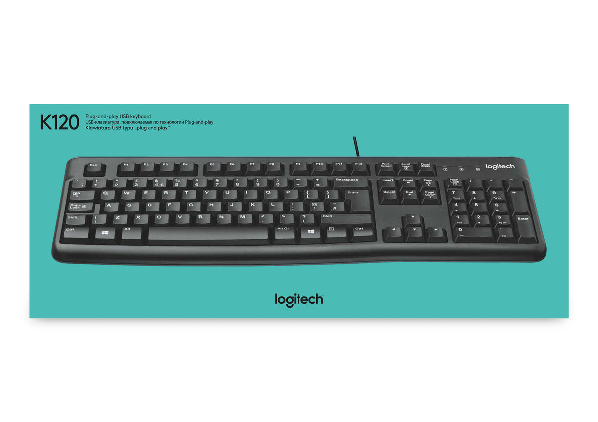 Logitech K120 for Business Clavier Filaire US International