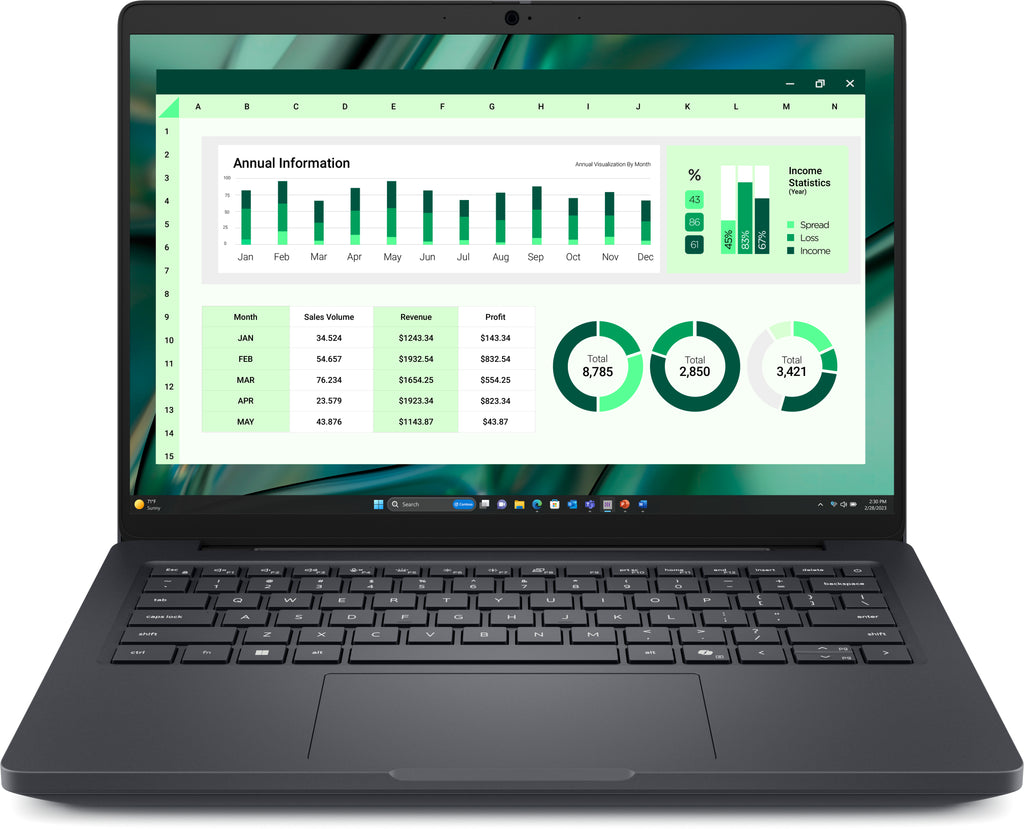 DELL Pro Max 14 MC14250 Intel Core Ultra 7 265H Station de travail mobile 35,6 cm (14") Full HD+ 16 Go LPDDR5x-SDRAM 512 Go SSD NVIDIA RTX PRO 500 Blackwell Wi-Fi 7 (802.11be) Windows 11 Pro Allemand Noir