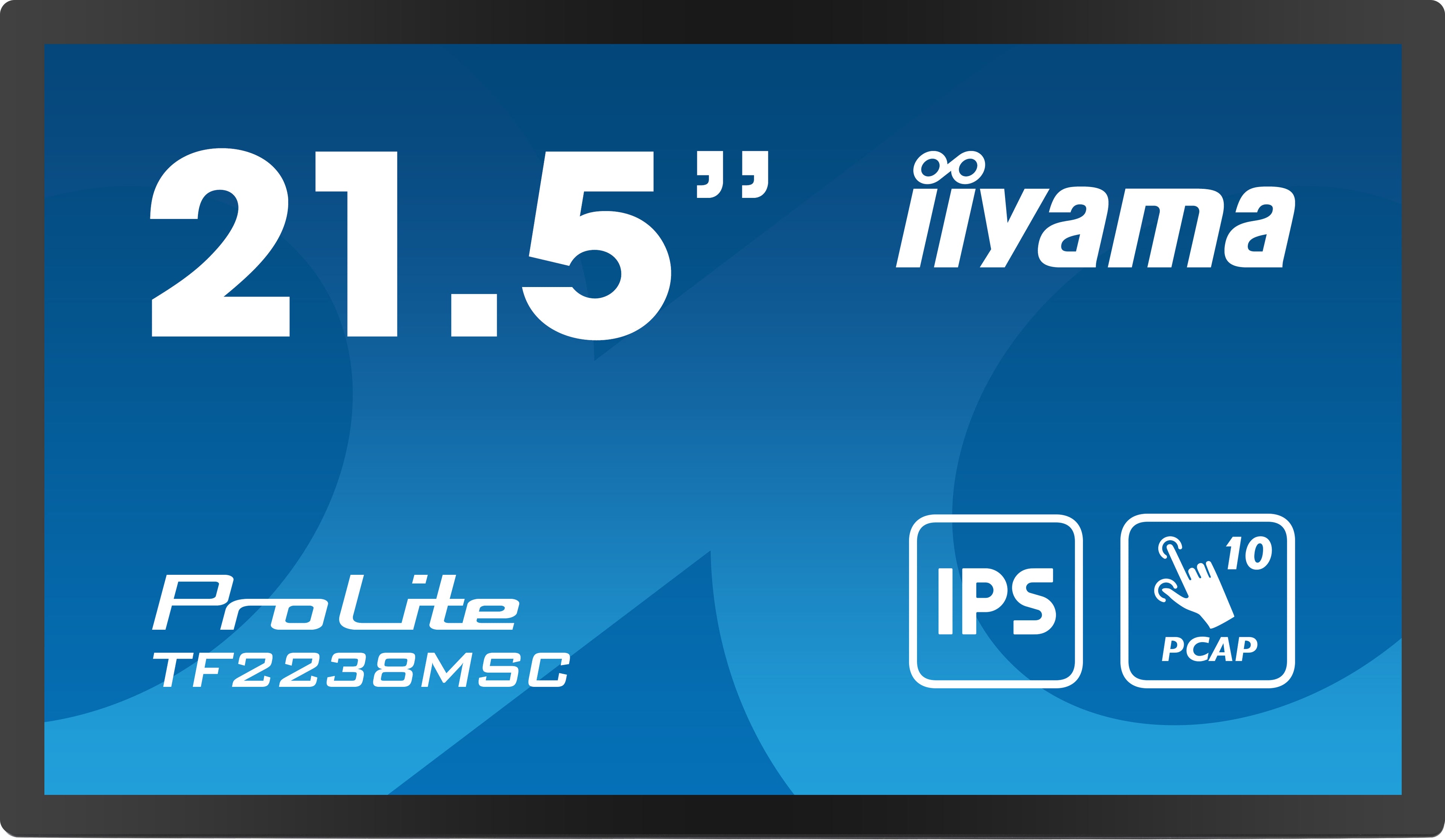 iiyama TF2238MSC-B1 écran plat de PC 53,3 cm (21") 1920 x 1080 pixels Full HD LED Écran tactile Noir