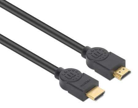 Manhattan Câble HDMI 4K@60Hz avec Ethernet, certifié CL3, 8 m, adapté à une installation encastrée, pour tous les appareils 4K et 1080p/HD, noir, Ultra HD 4K x 2K, mâle-mâle, garantie à vie, Premium High Speed - vue 2