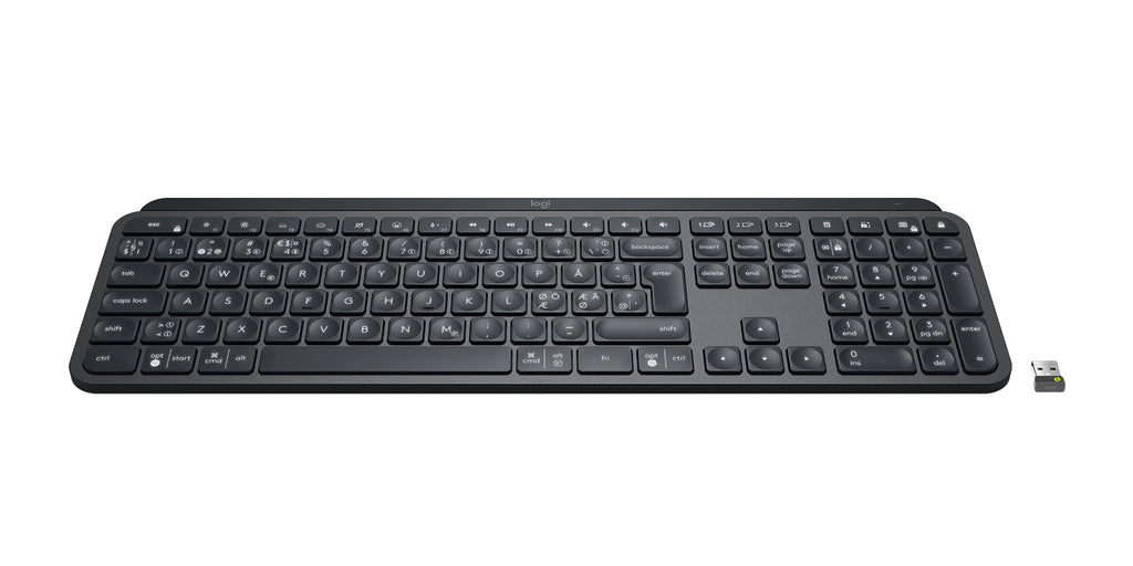 Logitech 920-010249 teclado Oficina Bluetooth Nórdico Grafito