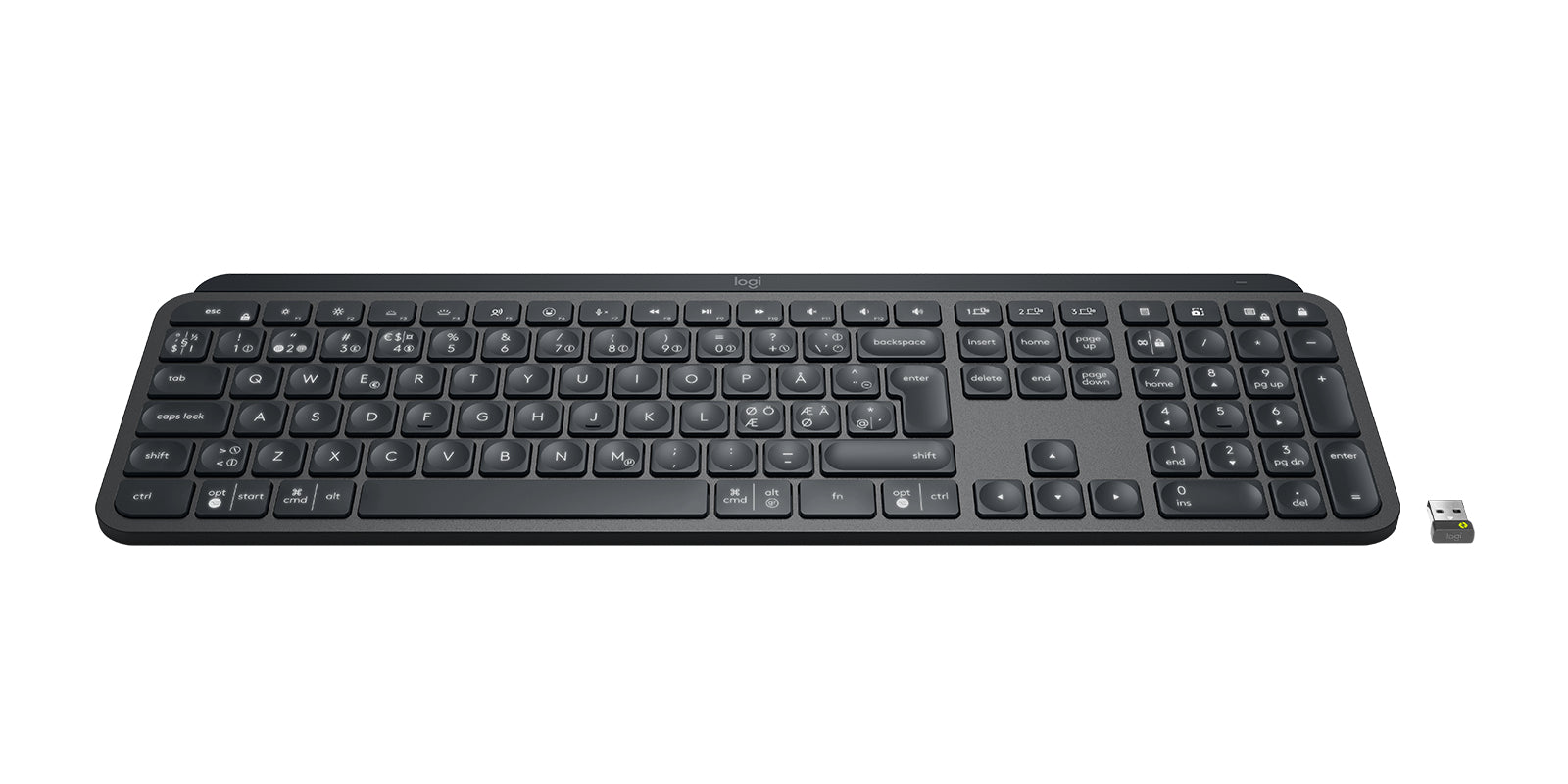 Logitech 920-010249 teclado Oficina Bluetooth Nórdico Grafito