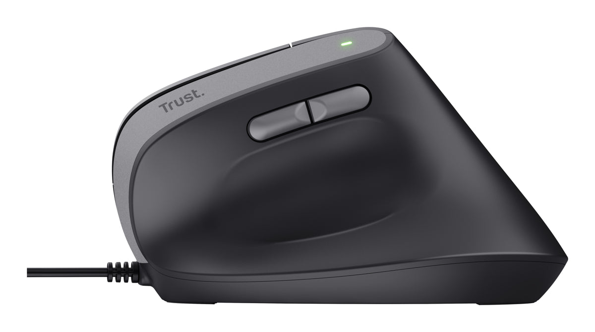 Trust Bayo II Souris Ergonomique pour Droitier, USB Type-A, 2400 DPI
