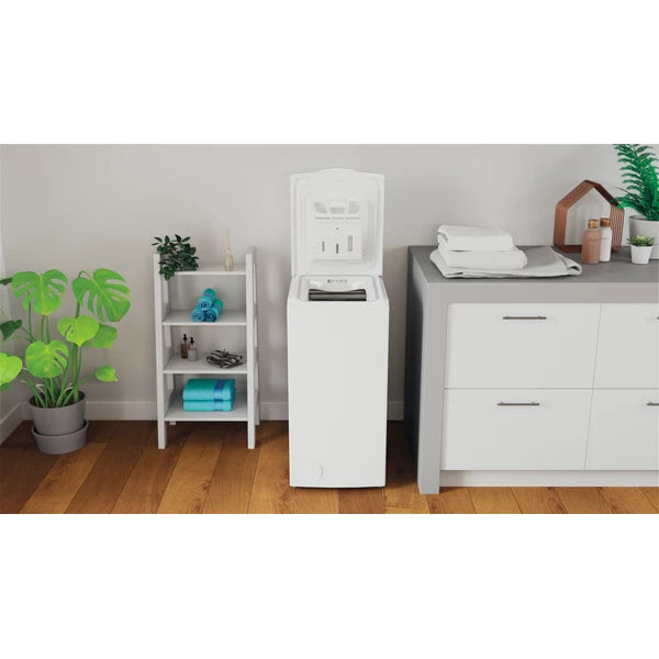 Indesit BTW S60400 EU/N machine à laver Charge par dessus 6 kg 1000 tr/min Blanc