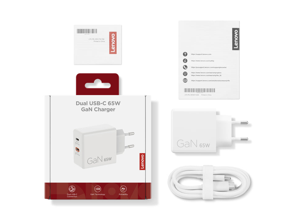 Lenovo G0A6065WEU chargeur d'appareils mobiles Universel Blanc Secteur Intérieure