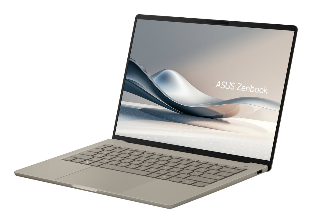 ASUS Zenbook A14 UX3407QA-X1P512 Copilot+ PC Snapdragon X1P-42-100 Ordinateur portable 35,6 cm (14") WUXGA 16 Go LPDDR5x-SDRAM 512 Go SSD Wi-Fi 6E (802.11ax) Windows 11 Home Beige