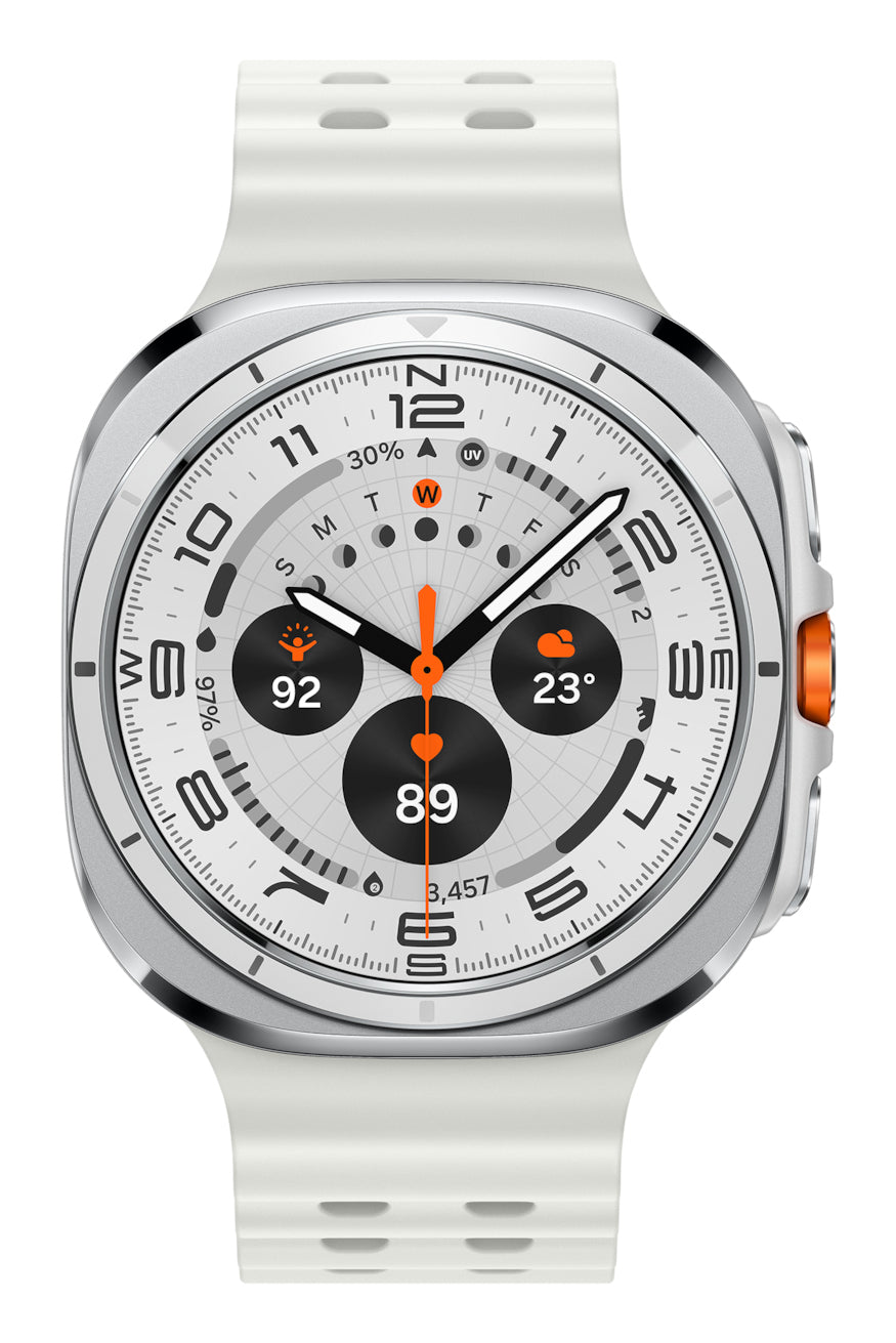 Samsung Galaxy Watch Ultra 3,81 cm (1.5") AMOLED 47 mm Numérique 480 x 480 pixels Écran tactile 4G Blanc Wifi GPS (satellite)