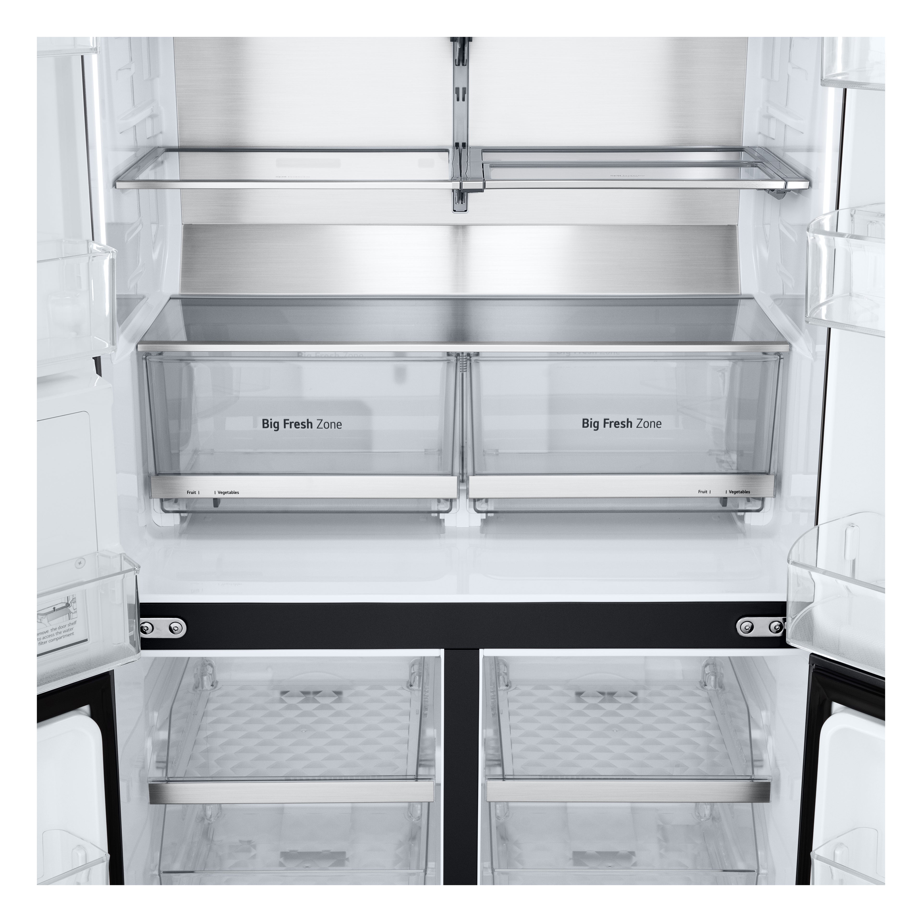 LG InstaView GMG960EVJE frigo américain Pose libre 638 L Noir