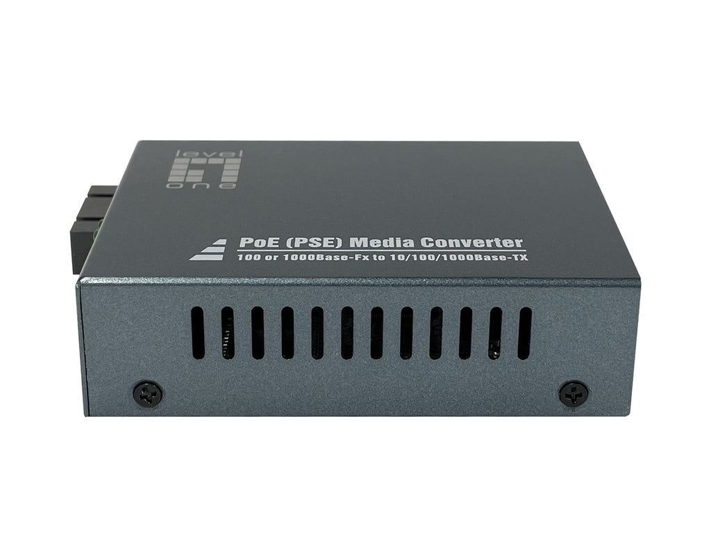 LevelOne GVT-2013 convertisseur de support réseau 1000 Mbit/s 850 nm Multimode Gris