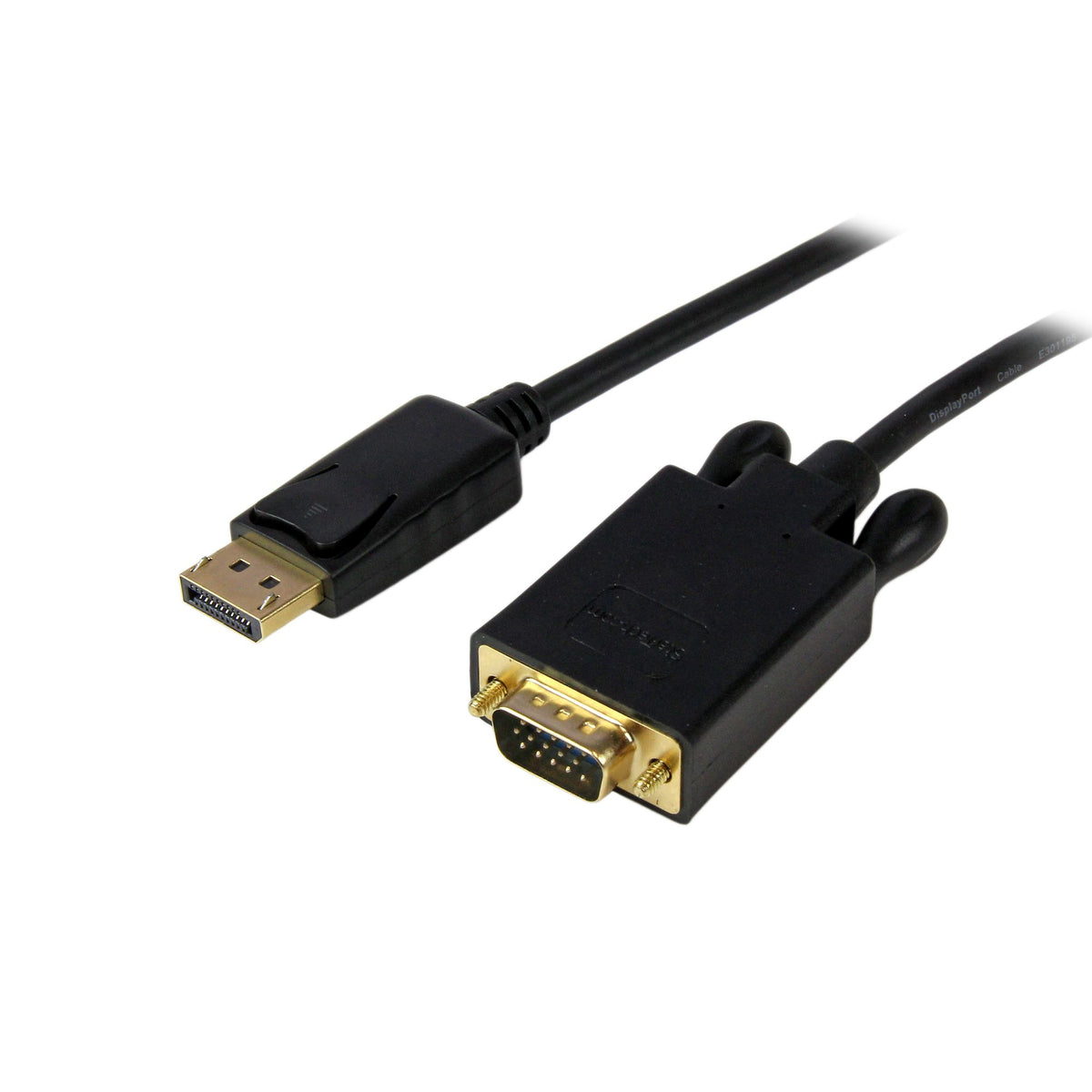 StarTech.com Adaptateur DisplayPort vers VGA, Câble Mâle vers Mâle, 1920x1200, Noir, 1,8m