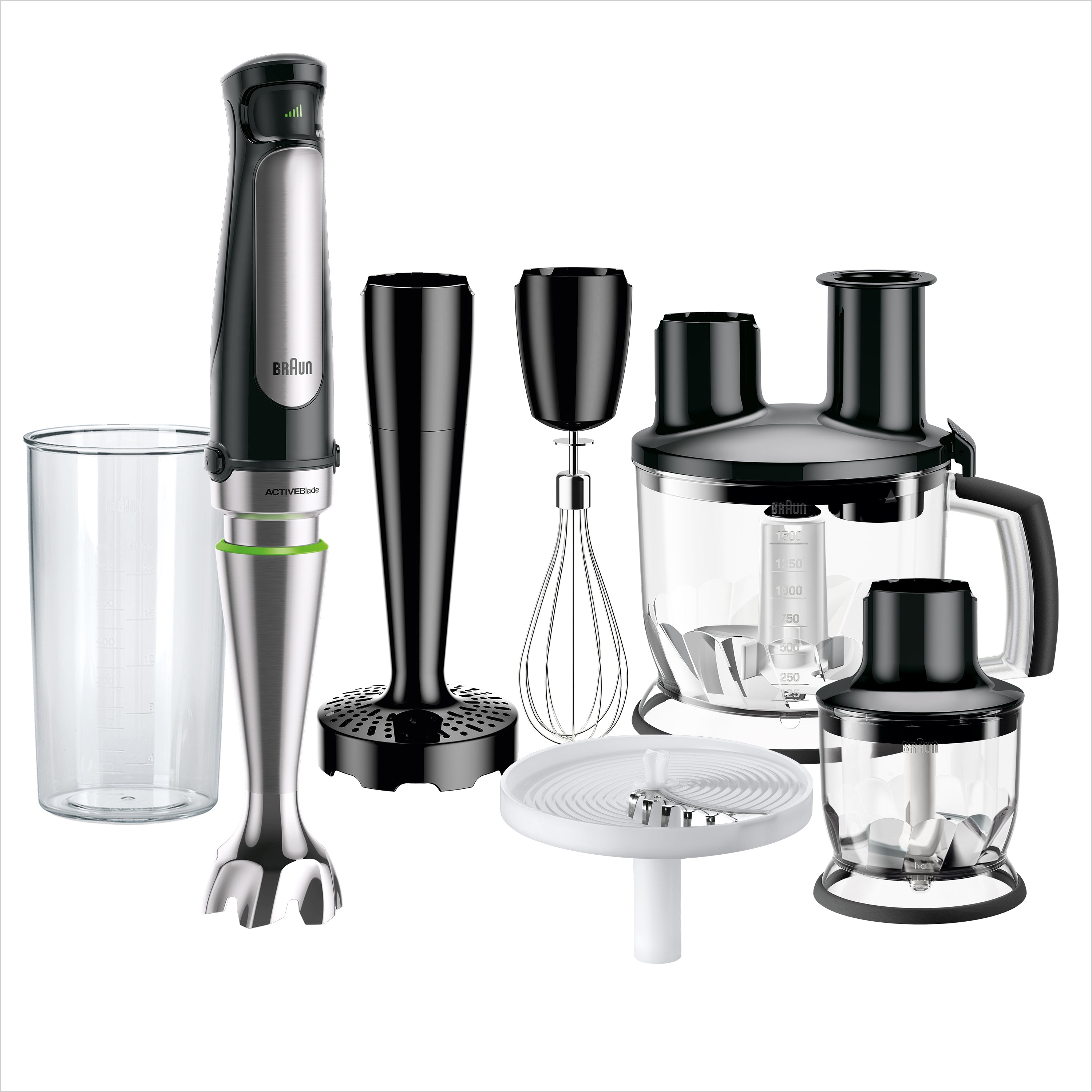 Braun MQ 7087X 1,2 L Mélangeur par immersion 1000 W Noir, Acier inoxydable