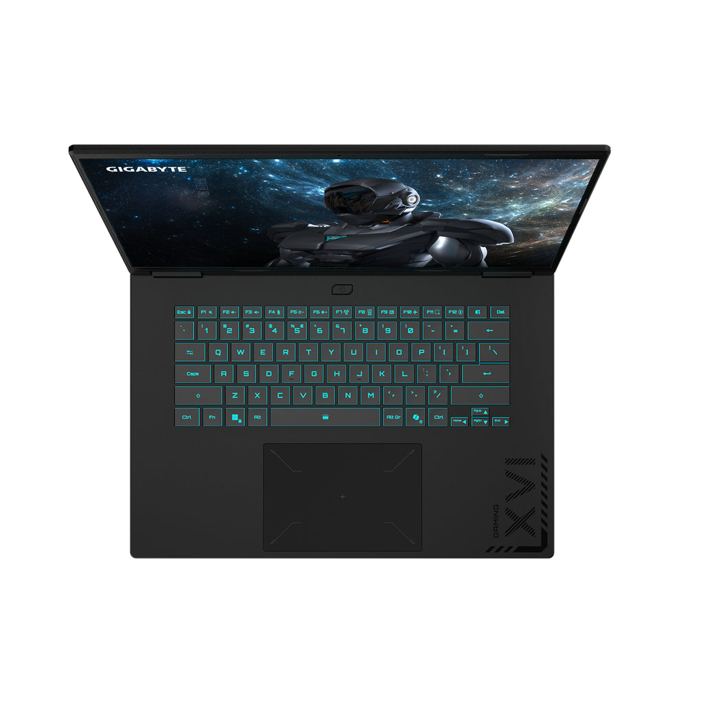 GIGABYTE GAMING A16 PRO DYHG5DECC4SH laptop Intel Core 7 240H Ordinateur portable 40,6 cm (16") Quad HD+ 32 Go LPDDR5x-SDRAM 1 To SSD GPU pour ordinateur portable NVIDIA GeForce RTX 5080 Wi-Fi 6E (802.11ax) Windows 11 Home Noir - vue 5