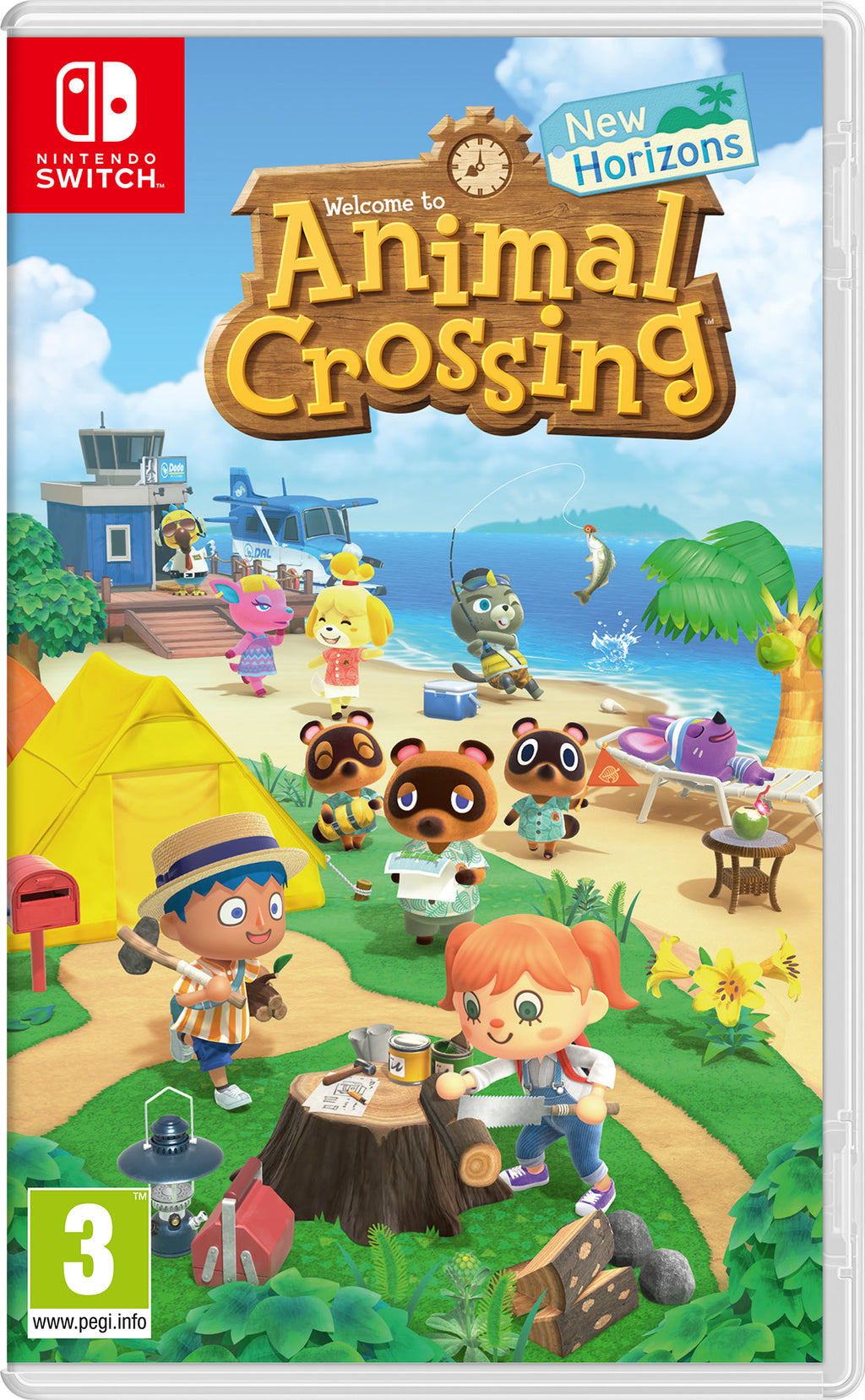 Nintendo Animal Crossing: New Horizons Édition Standard pour Nintendo Switch, Anglais et Italien