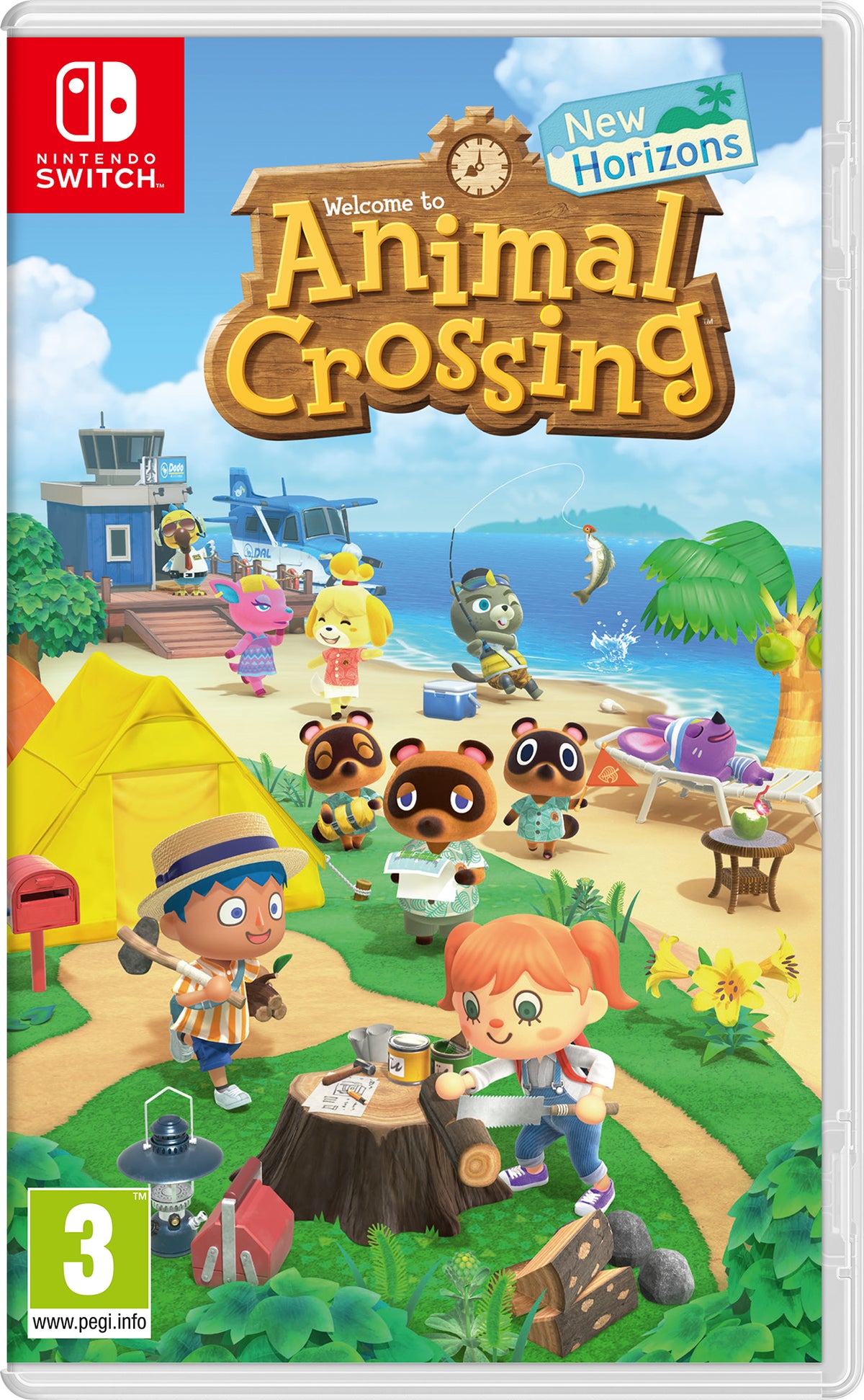 Nintendo Animal Crossing: New Horizons Édition Standard pour Nintendo Switch, Anglais et Italien