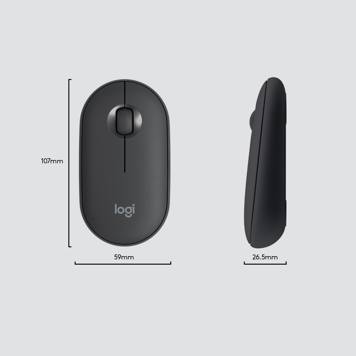 Logitech Slim Wireless Combo MK470 Ensemble Clavier et Souris Sans Fil US International