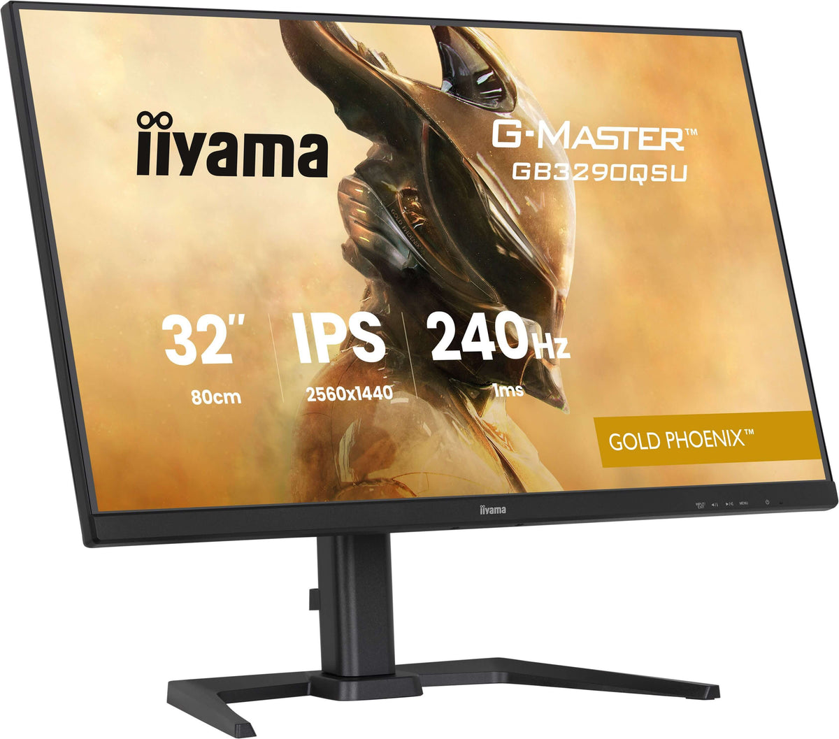 iiyama G-MASTER GB3290QSU-B1 écran plat de PC 80 cm (31.5") 2560 x 1440 pixels Quad HD LED Noir