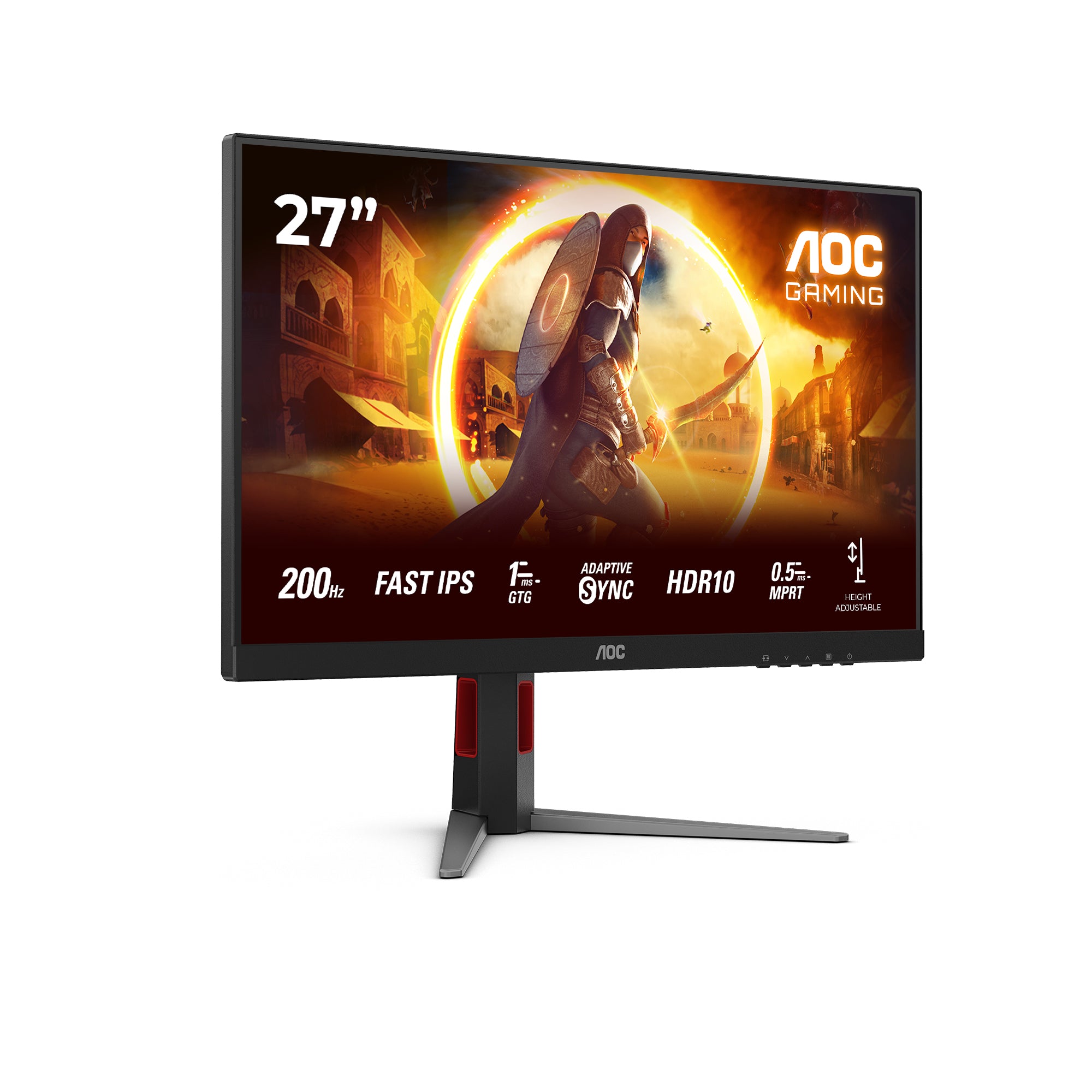 AOC G4 27G4HA écran plat de PC 68,6 cm (27") 1920 x 1080 pixels Full HD LED Noir, Rouge