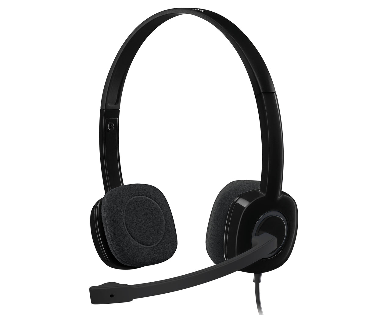 Logitech Stereo H151 Casque Filaire, Noir