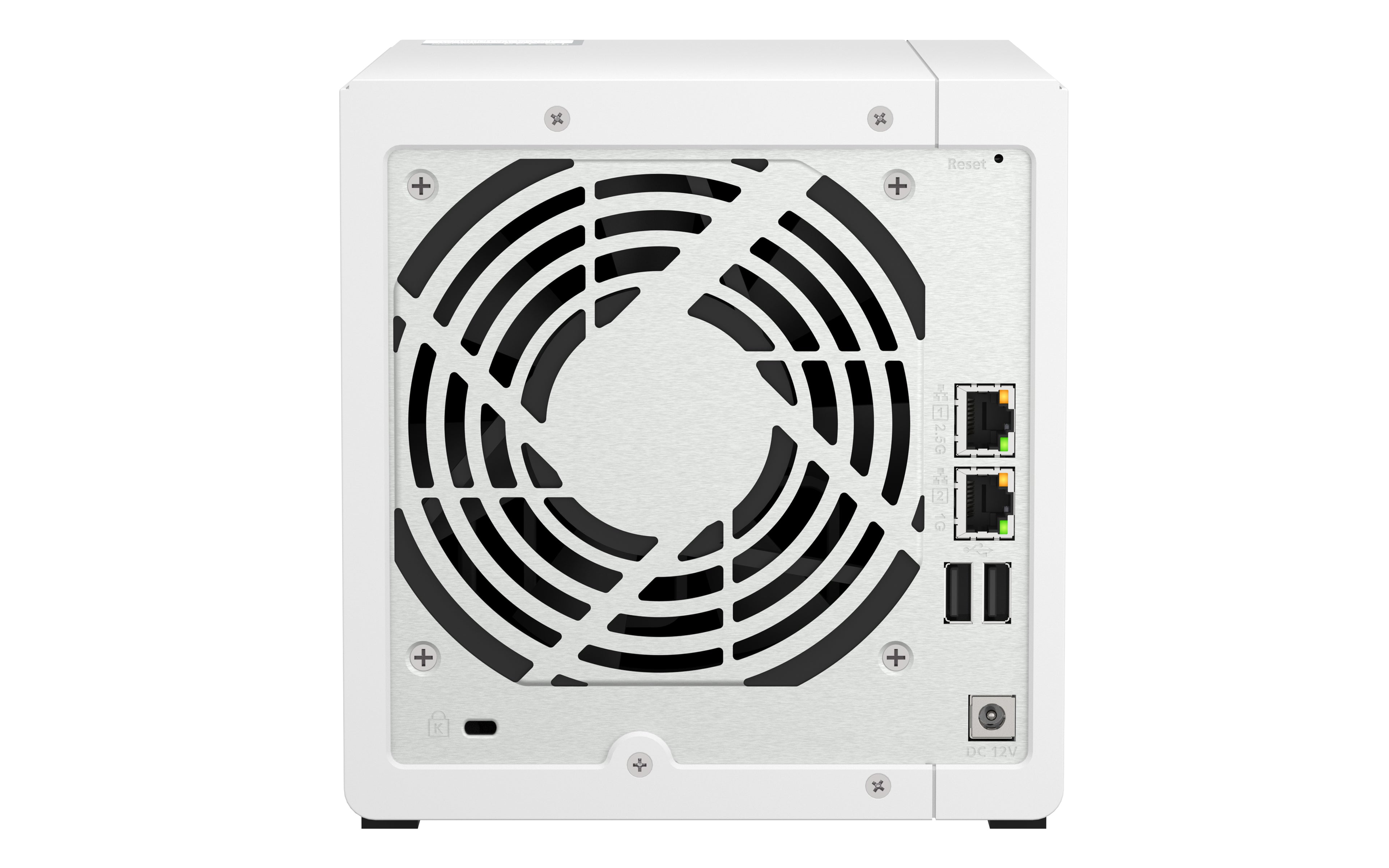 QNAP TS-433 NAS Tower ARM Cortex-A55 4 Go 0 To QNAP QTS Blanc