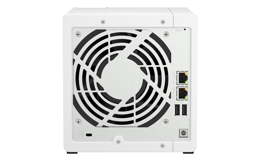QNAP TS-433 NAS Tower ARM Cortex-A55 4 Go 0 To QNAP QTS Blanc