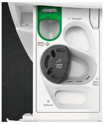 AEG LWR73166OE machine à laver avec sèche linge Pose libre Charge avant Noir
