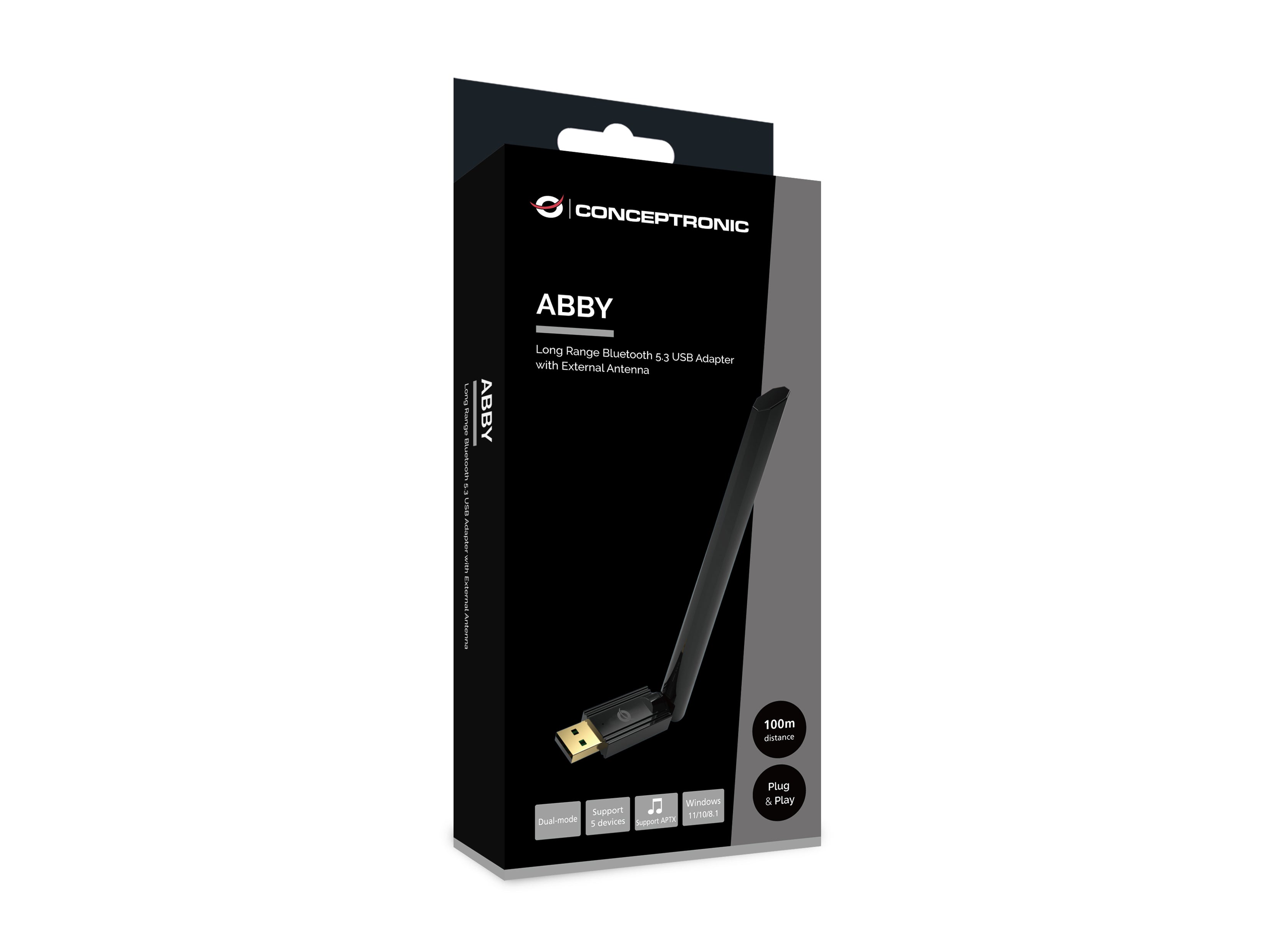 Conceptronic ABBY17B carte réseau Interne Bluetooth 3 Mbit/s