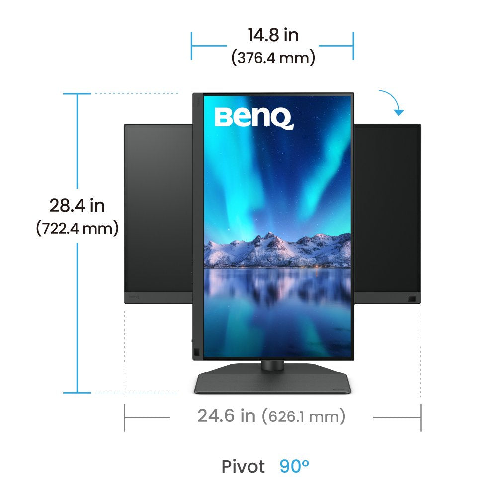 BenQ SW242Q Écran PC 24.1" WQXGA 2560 x 1600 LED Noir
