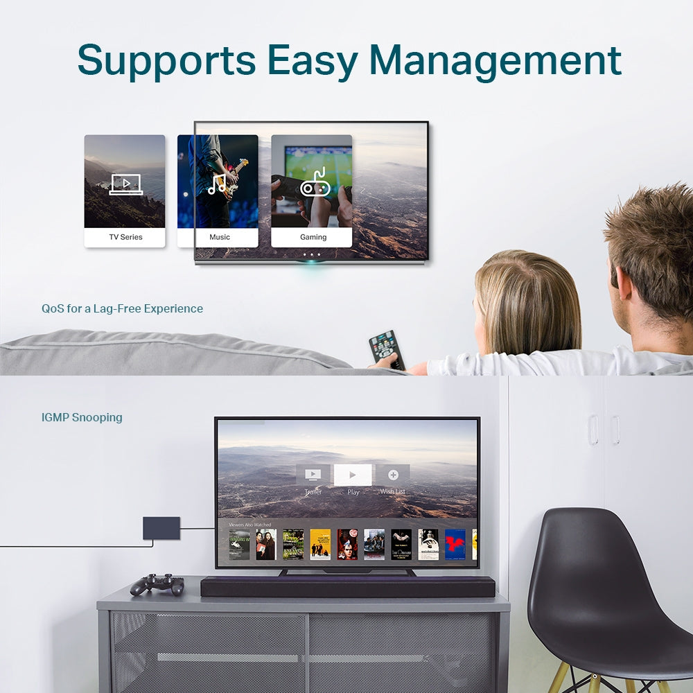 TP-Link Switch 5x GE TL-SG105E v5.4
