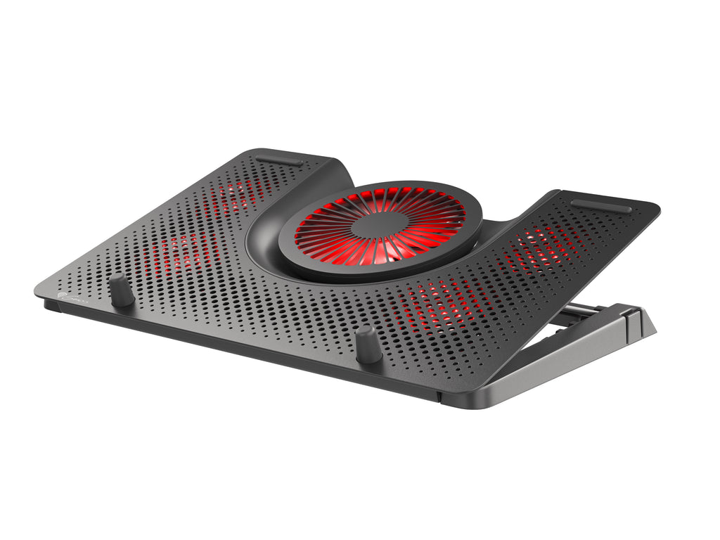 Système de refroidissement pour ordinateur portable Oxid 550, jusqu'à 17.3 pouces, 2800 tr/min, Noir