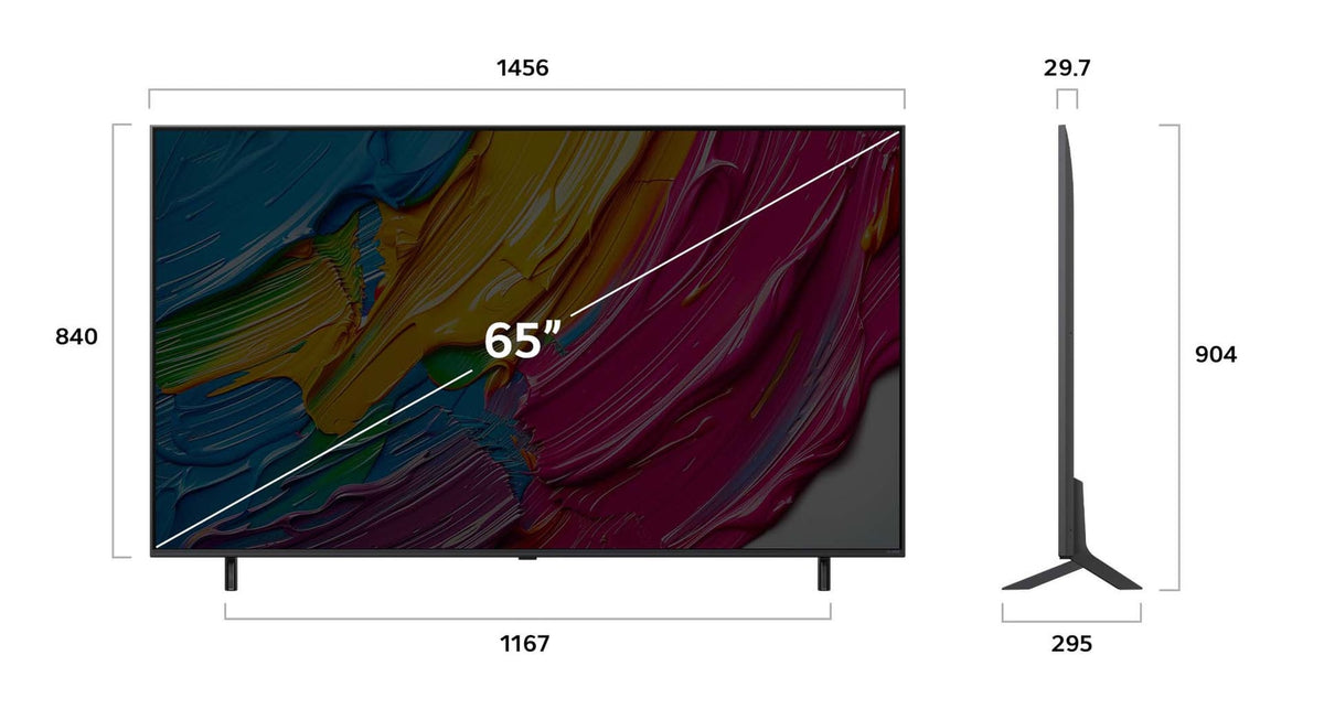 LG QNED 65QNED80A3A TV 165,1 cm (65") 4K Ultra HD Smart TV Wifi Noir - vue 4