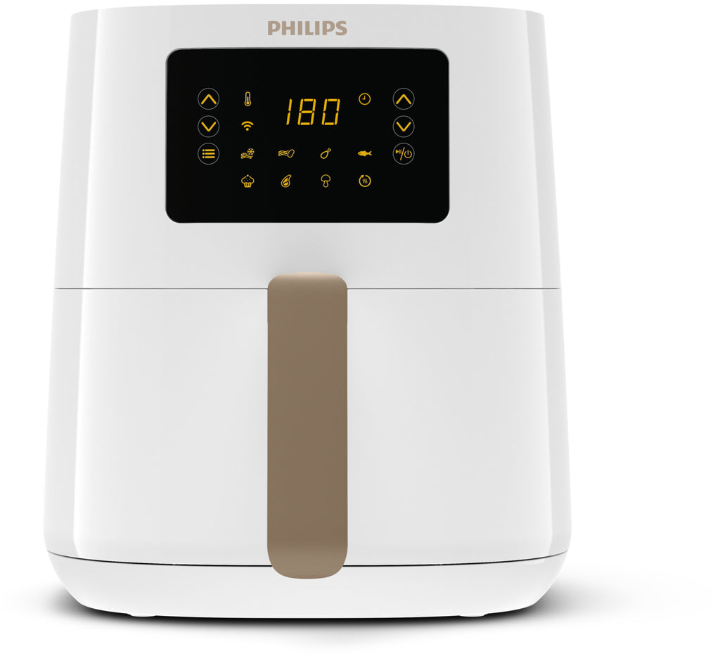 Philips 5000 series HD9255/30 friteuse Unique 4,1 L Autonome 1400 W Friteuse d’air chaud Or, Blanc
