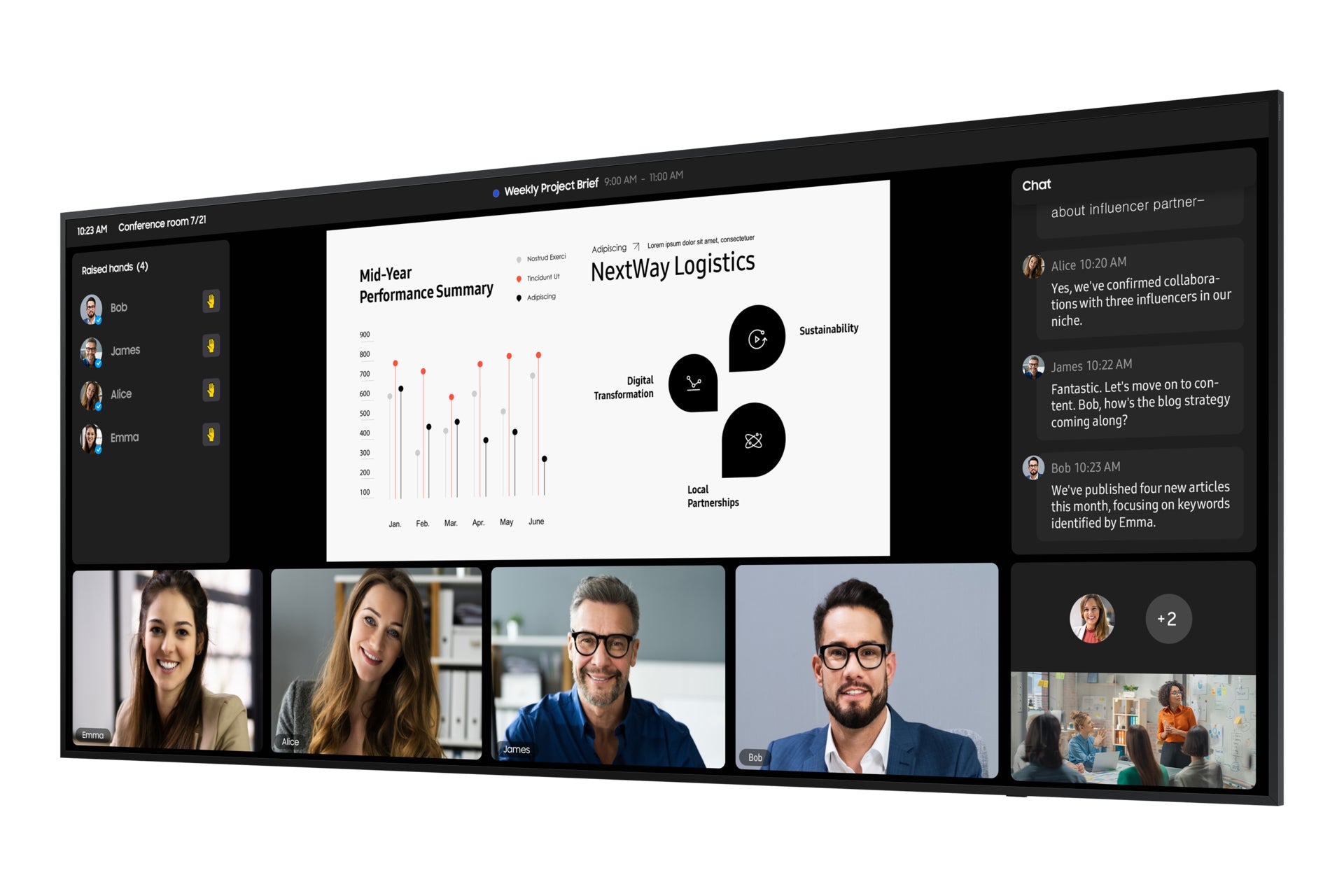 Samsung QPDX-5K Écran plat de signalisation numérique 2,67 m (105") LCD Wifi 500 cd/m² 5K Ultra HD Noir Tizen 7.0 24/7