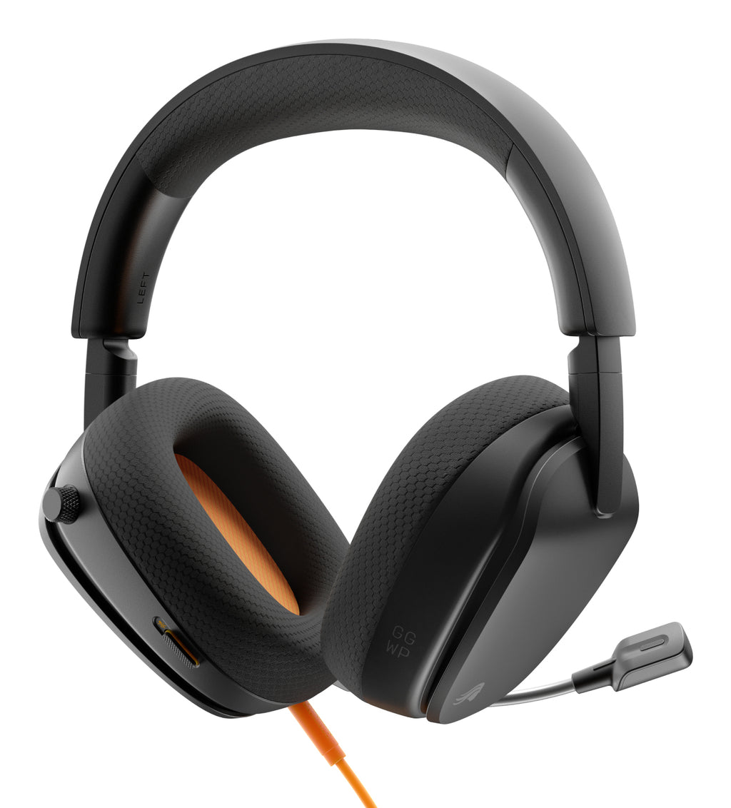 Glorious Gaming Glorious GHS Eternal - Casque gaming stéréo pour PC, PS5, PS4, Xbox, Switch. Transducteurs inclinés sur mesures, micro détachable 3,5 mm haute-clarté ajustable. Résistant, confort longue durée. Noir