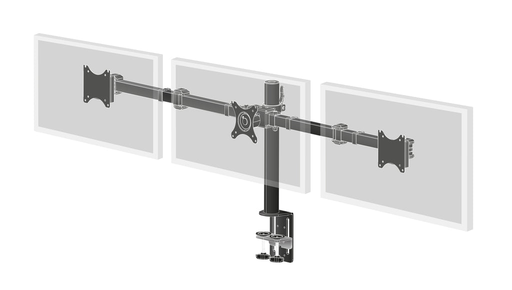 iiyama Desk Mount Support Bureau pour Écran 68,6 cm (27") Noir