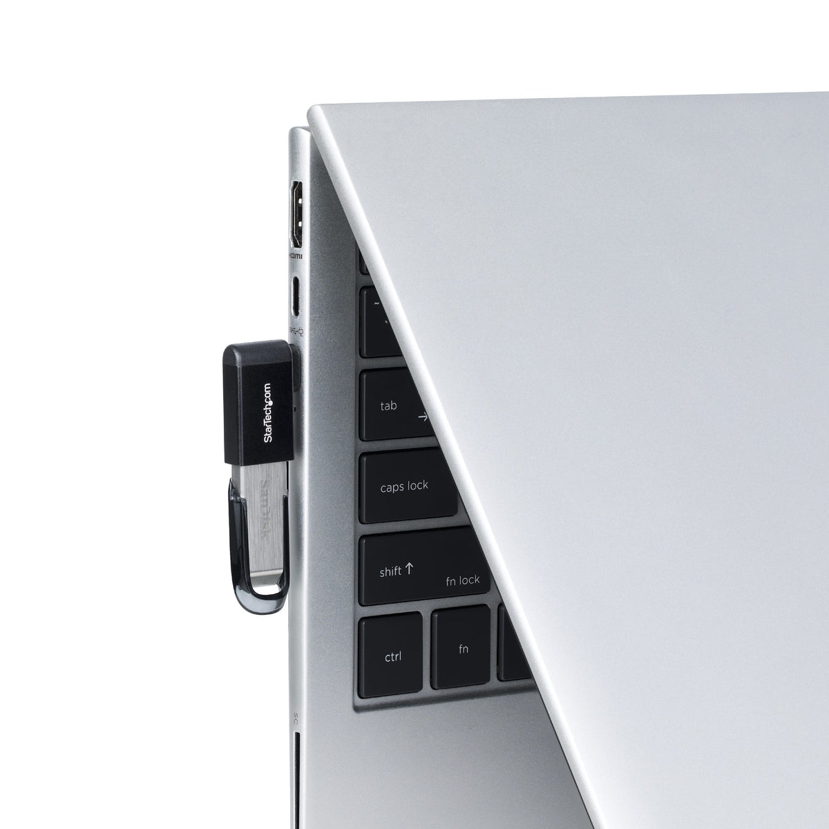 StarTech.com Adaptateur USB-C vers USB-A Coudé à Droite, USB 5Gbps, 3A, Boîtier Métallique