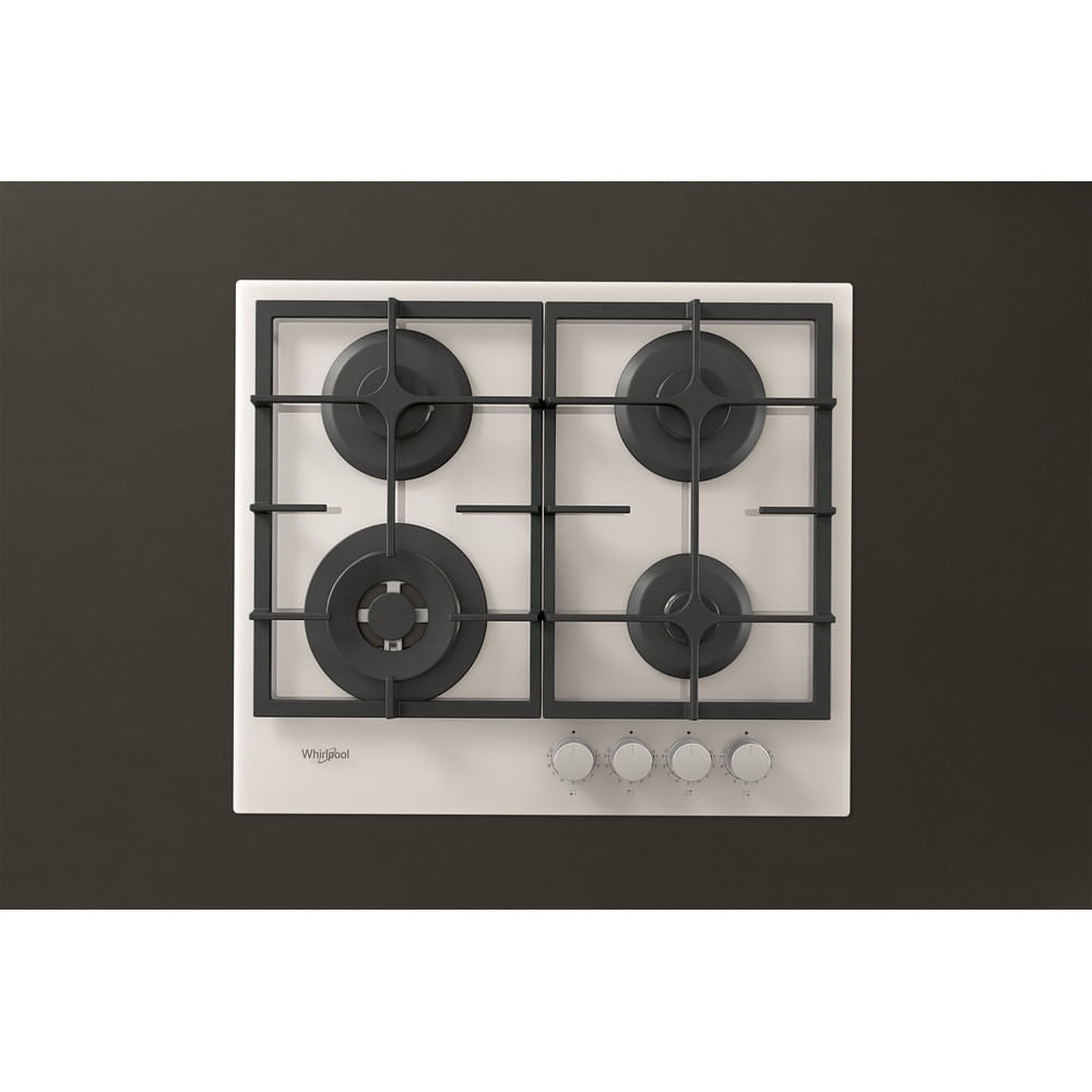 Whirlpool AKTL629/WH Blanc Intégré 59 cm Gaz 4 zone(s)