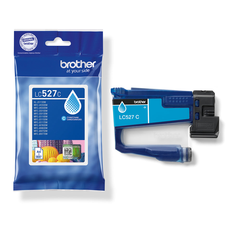 Brother Cartouche d'encre authentique LC527C - Cyan