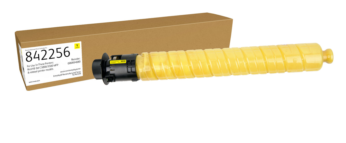 Toner Compatible Référence 842256 Jaune, Capacité Standard, Remanufacturé