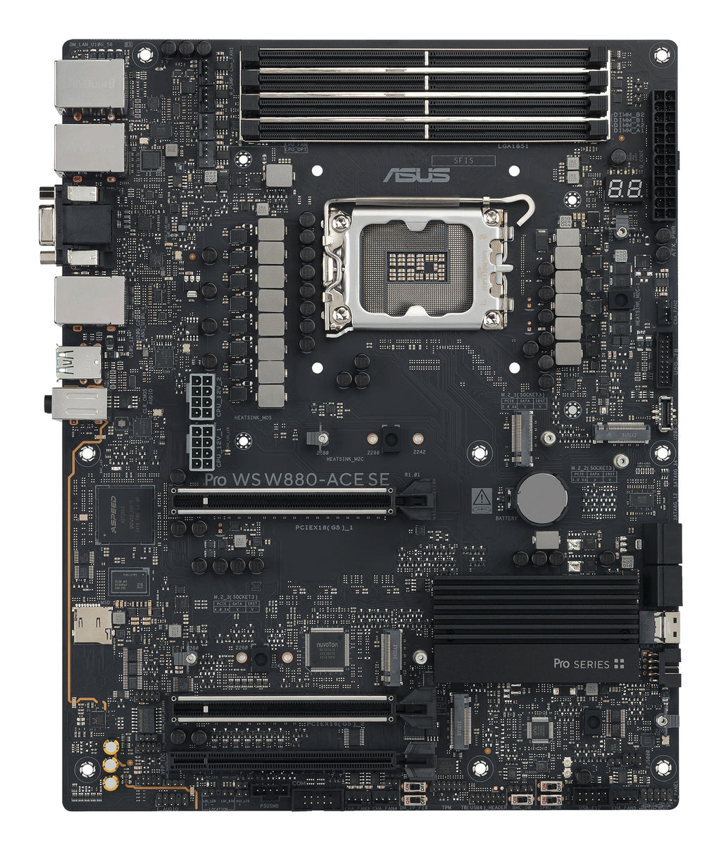 ASUS PRO WS W880-ACE SE Intel W880 LGA 1851 (Socket V1) ATX