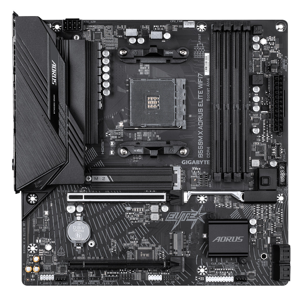 GIGABYTE B550M X AORUS ELITE WIFI7 Carte Mère - vue 2